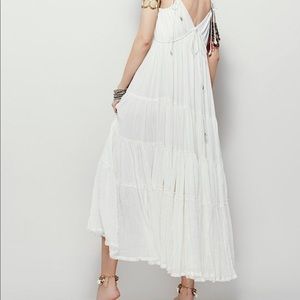 Free people maxi dress with shells